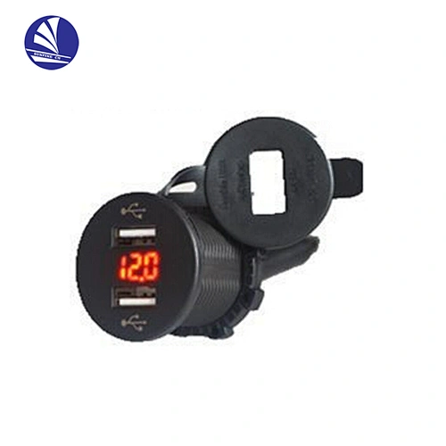Waterproof marine car Auto AUX and USB charger Socket 12V