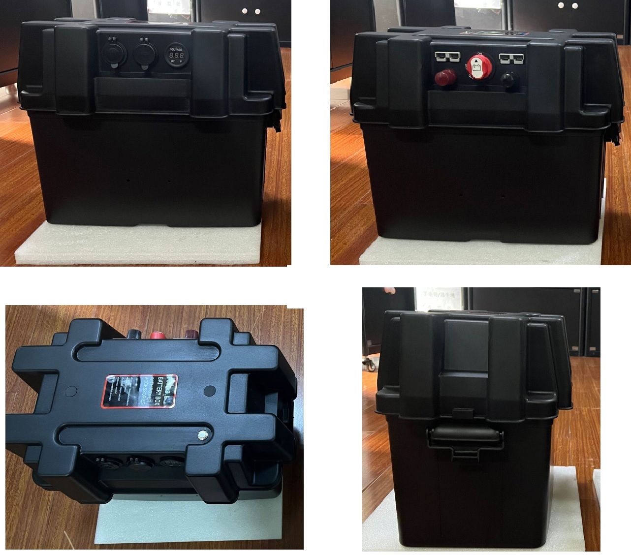 portable battery switch with main battery switch