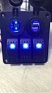 custom rocker switch panel