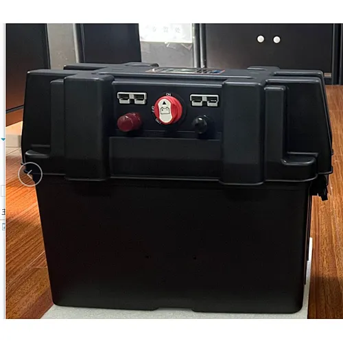 12v 100A heavy duty portable battery box with outlet for lithium battery