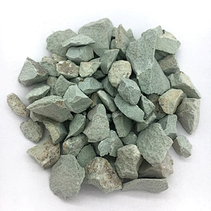 Green zeolite granular