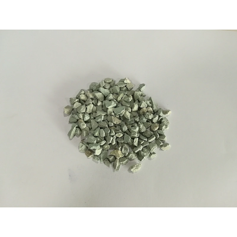 Green zeolite granular