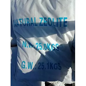 Green zeolite powder