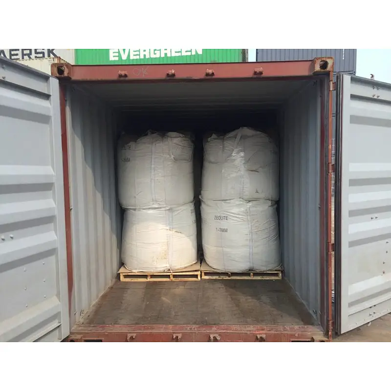 Green zeolite granular