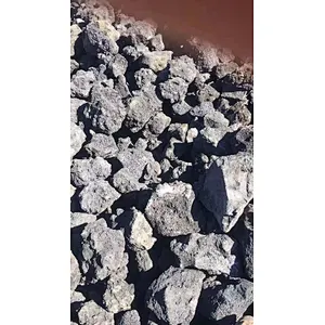 black volcanic stone