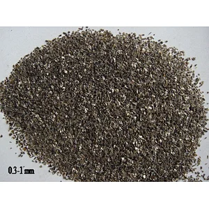 Silver raw vermiculite