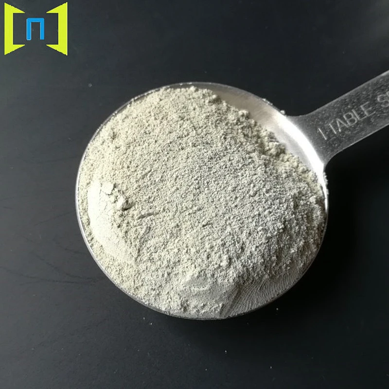 Green zeolite powder