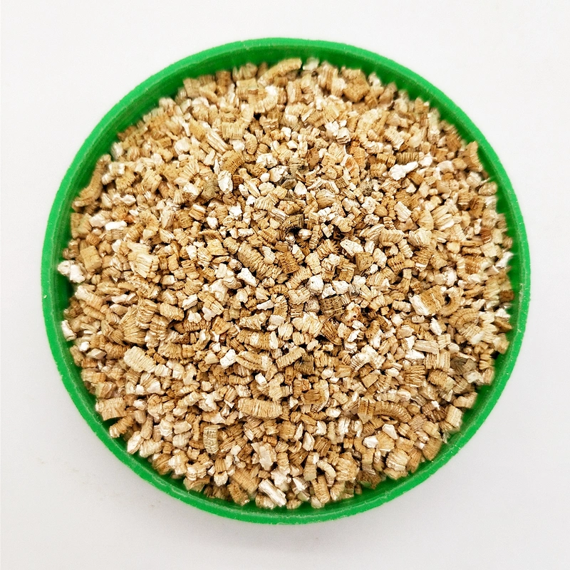 Silver expanded vermiculite