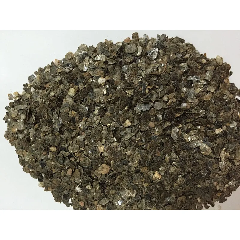 Silver raw vermiculite