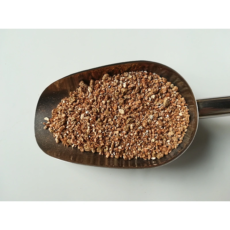 Golden expanded vermiculite