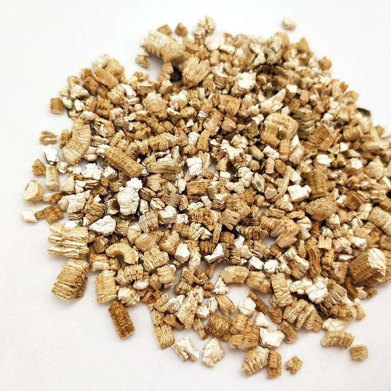 Silver expanded vermiculite