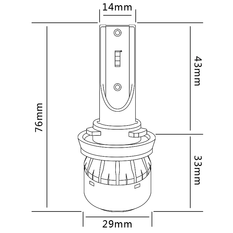MINI LED HEADLIGHT L8-H11