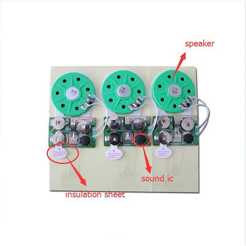OEM and ODM greeting card sound module and voice recorder module