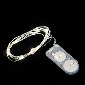 Micro CR2032 battery operated led string lights for Christmas tree decoration
