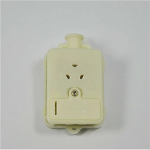 Battery play power and square shape button music boxes
