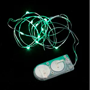 Micro CR2032 battery operated led string lights for Christmas tree decoration