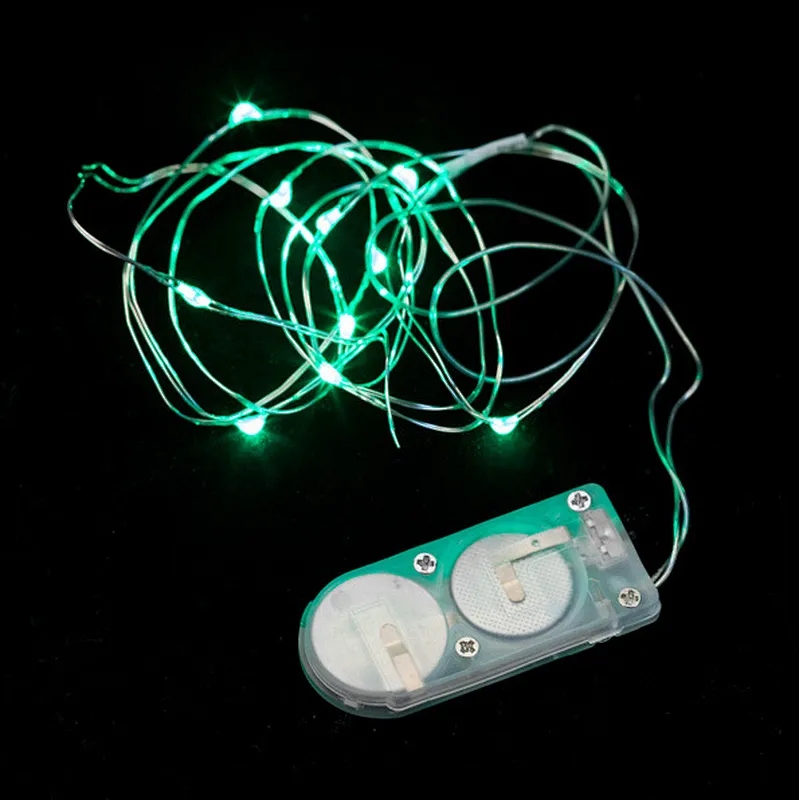 Micro CR2032 battery operated led string lights for Christmas tree decoration