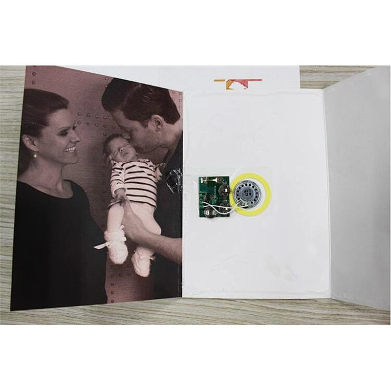 Customized sound card chip for gift/music wedding invitation/toys