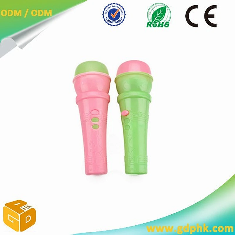 Microphone shape sound toy custom message sound module box for wholesale
