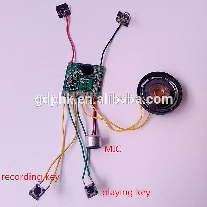 Record-able Sound Chip greeting card sound module Sound chip