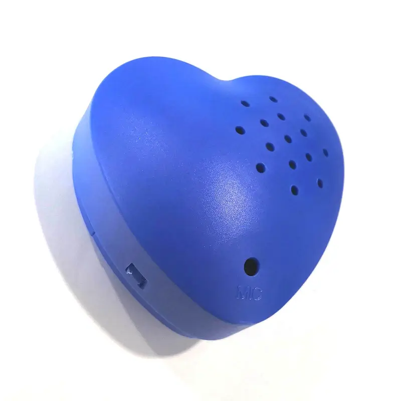 Teddy bear recordable sound message voice recorder box for pet toys