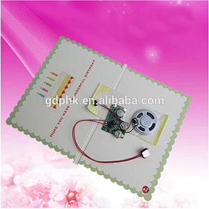 greeting card sound module long distance voice recorder sound box for toys