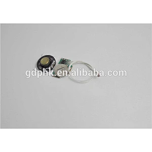 Motion activated sound module/programmable musical chips for greeting card