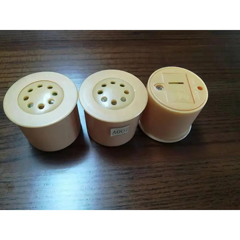 Squeezed music box and sound with ball sensor and vibration for toys