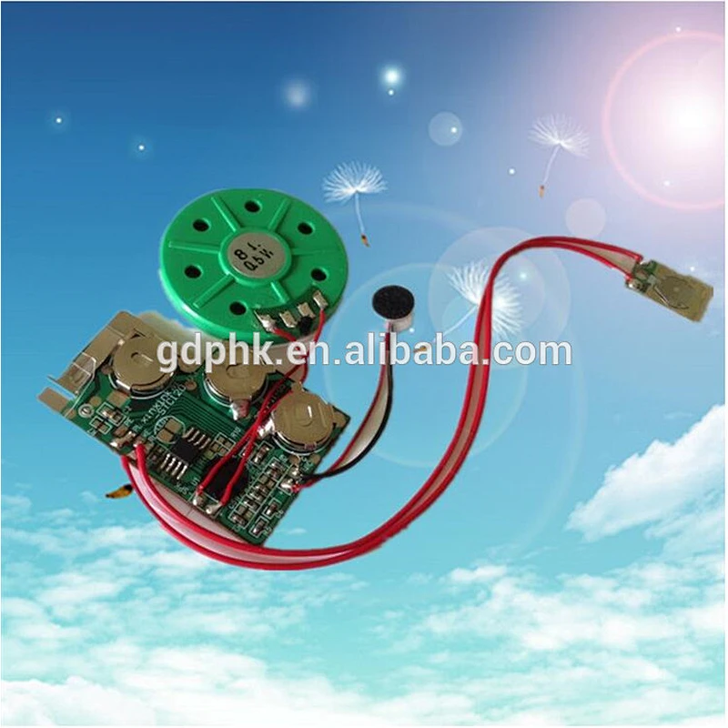 greeting card sound chip recordable sound module for greeting cards