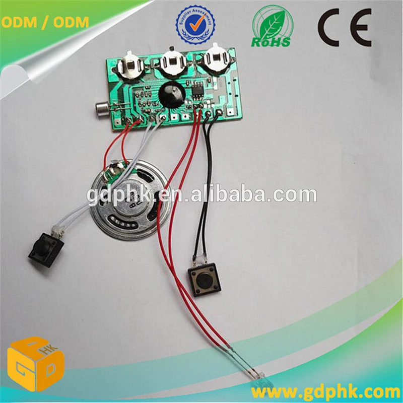 mini voice recorder chip recordable greeting card sound chip greeting card sound module