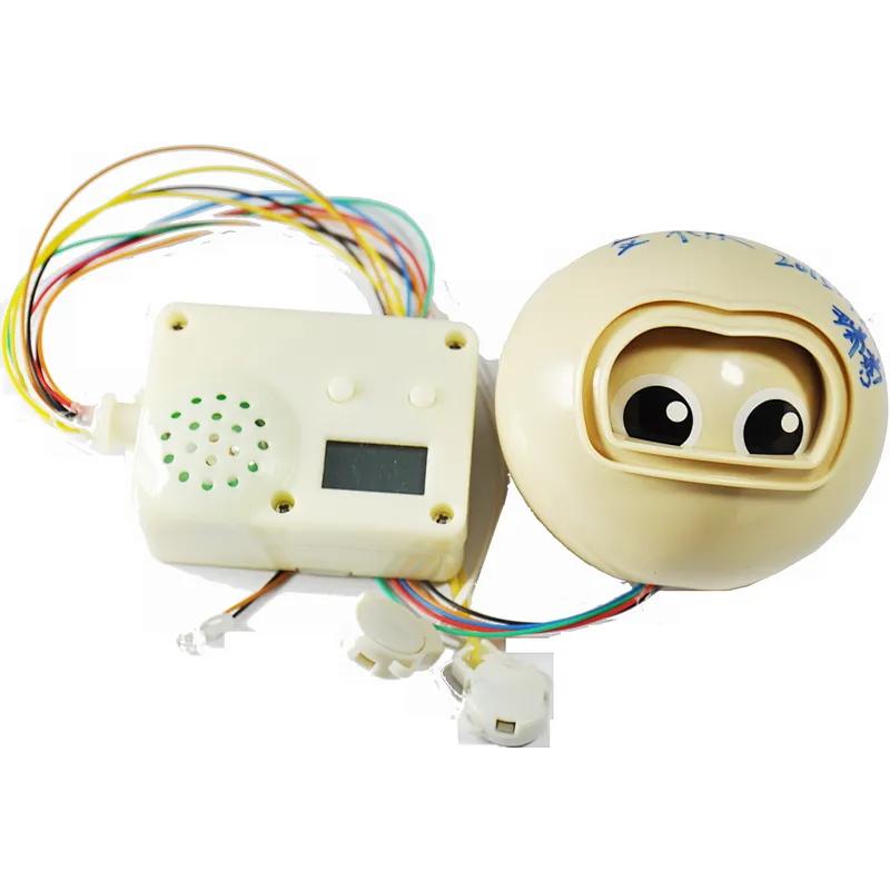 Eye motion sensor digital voice recordable sound box alarm clock music box movements wholesale