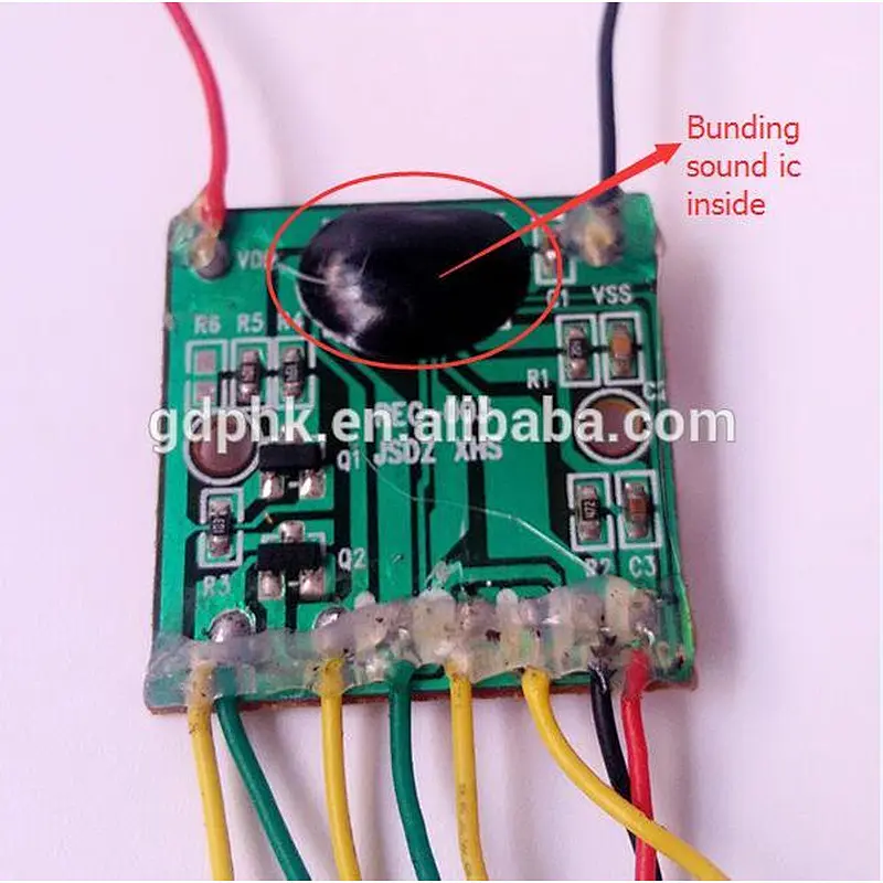 Record-able Sound Chip greeting card sound module Sound chip