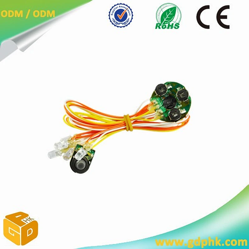 Electronic voice recorder birthday card decorating christmas card for greeting card