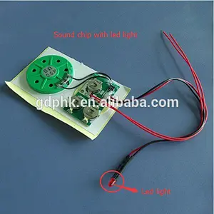 animal sound module for toys light activated greeting card sound module