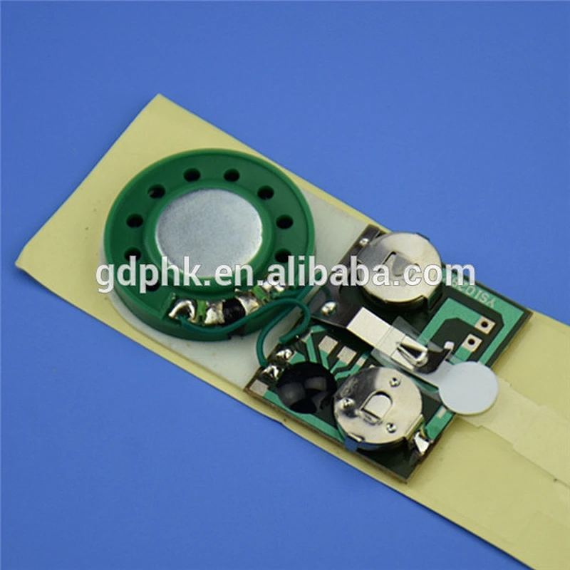 slide tongue musical sound chip for happy birthday greeting card