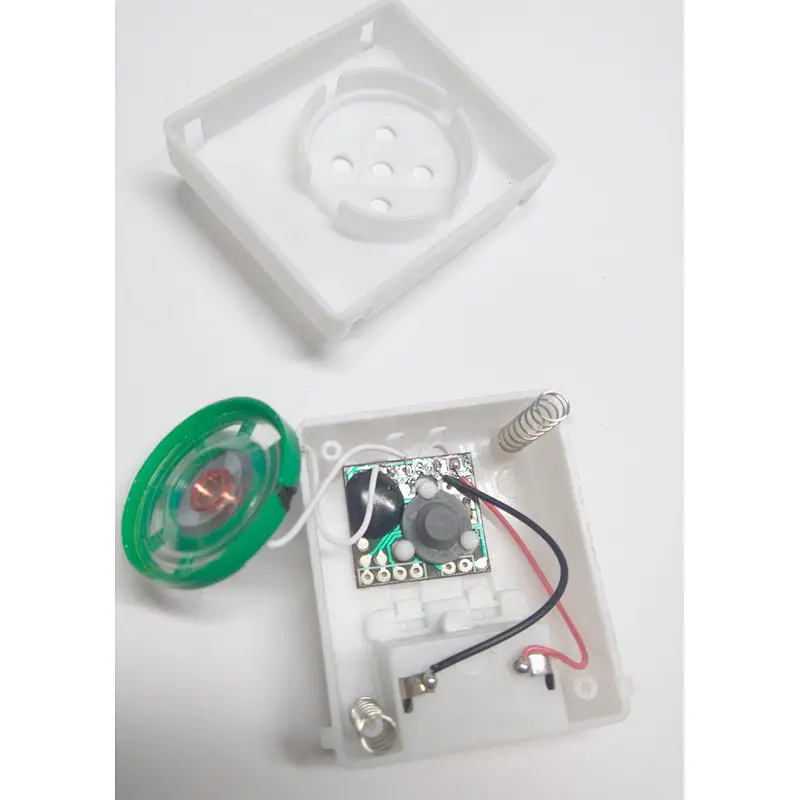 Push button electronic animal sound voice music box sound module for plush bear