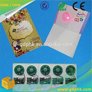 Christmas music chip for greeting cards/greeting card sound module
