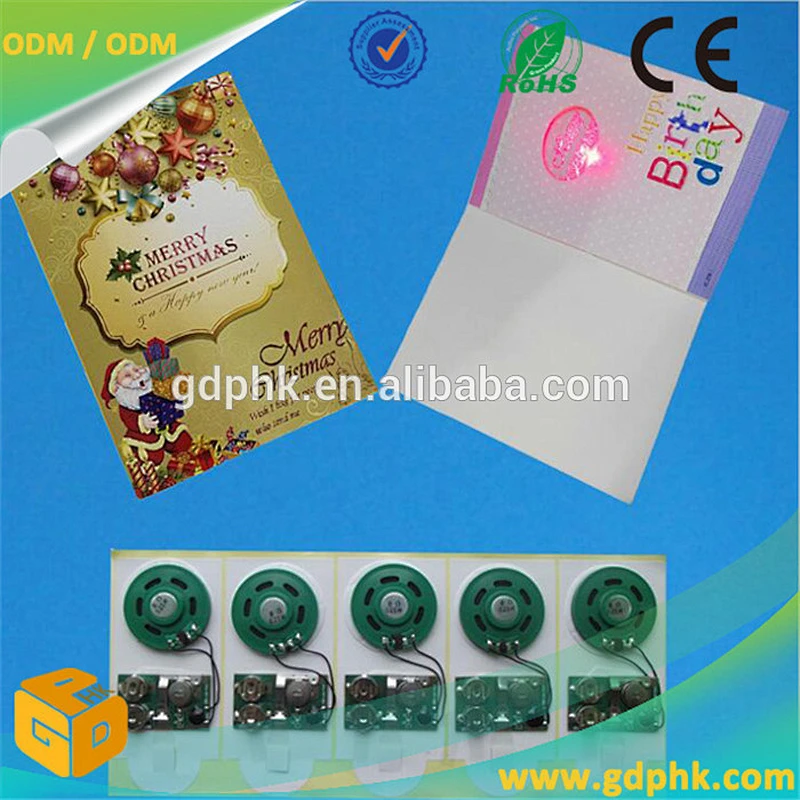 Christmas music chip for greeting cards/greeting card sound module