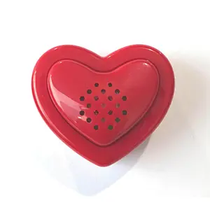 Stuffed toys heart shaped sound module heart beat box for plush toys