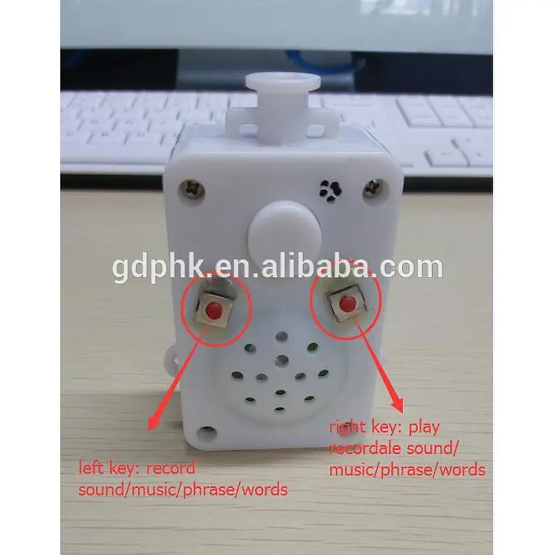 voice modules with 29mm speaker Recordable Voice Box for plush toys