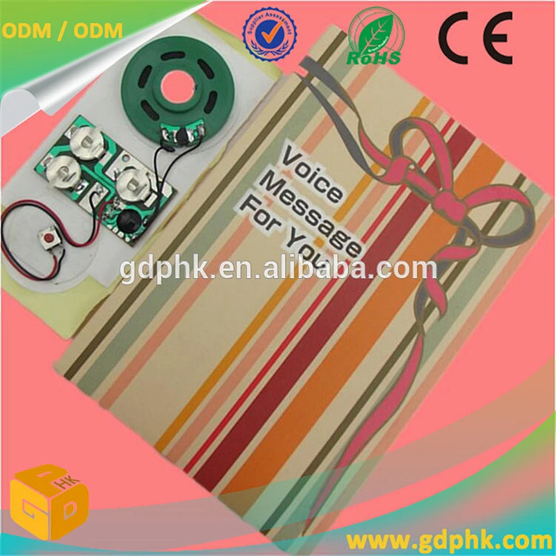 Christmas music chip for greeting cards/greeting card sound module