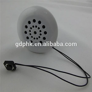 push button sound box super thin plush toy voice box for pillow