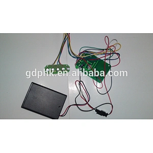 recordable sound chip for toy push button sound modules with battery box