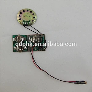 light sensor recordable sound module for greeting cards