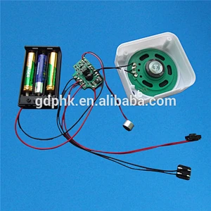 plastic sound box for toys/battery operated sound module