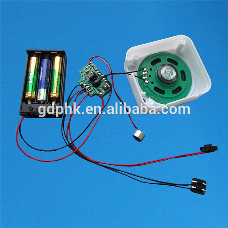 plastic sound box for toys/battery operated sound module