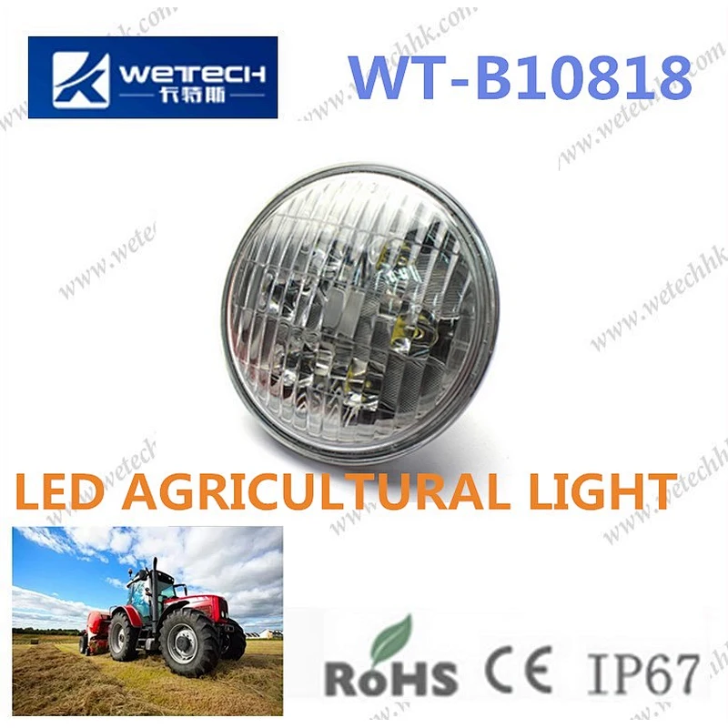 Round LED working driving light for agricultural