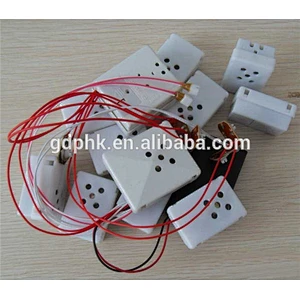 Pre recordable voice box for plush toys plastic gear sound box for toys device