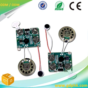 Recordable sound module for greeting card