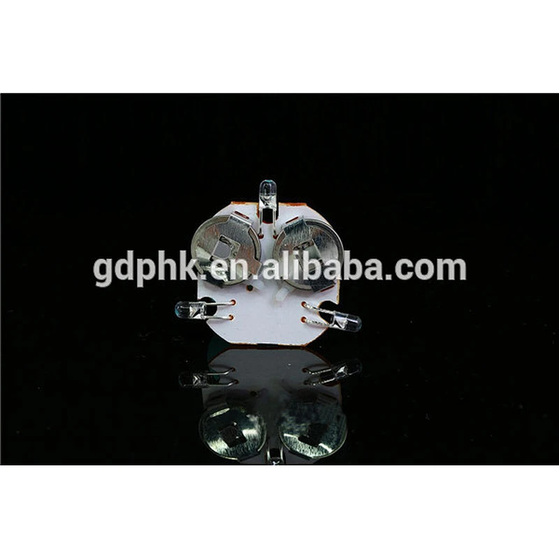 Push button control flashing led module for toys